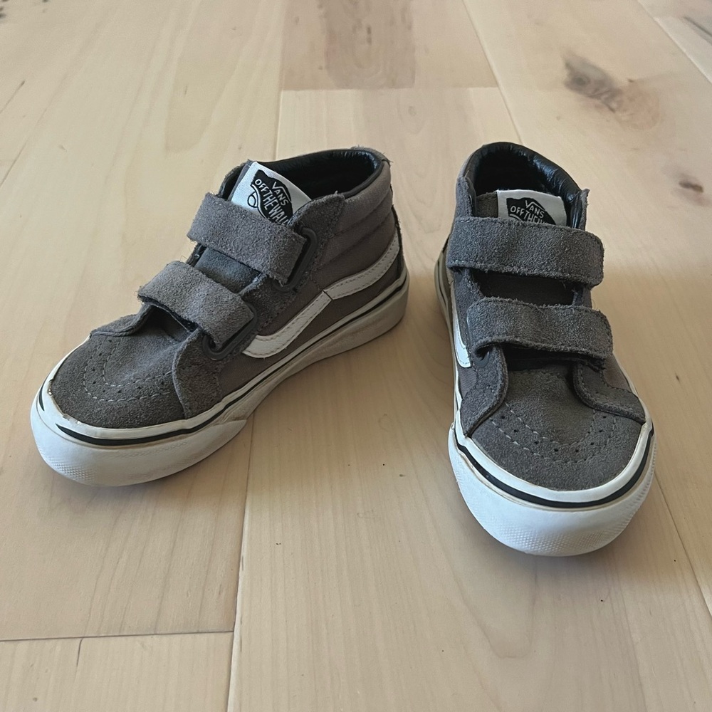 Vans Kids Gray High-Top Sneakers